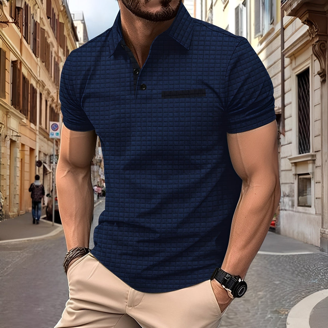 Benson - Attraktives, enges Poloshirt für Herren