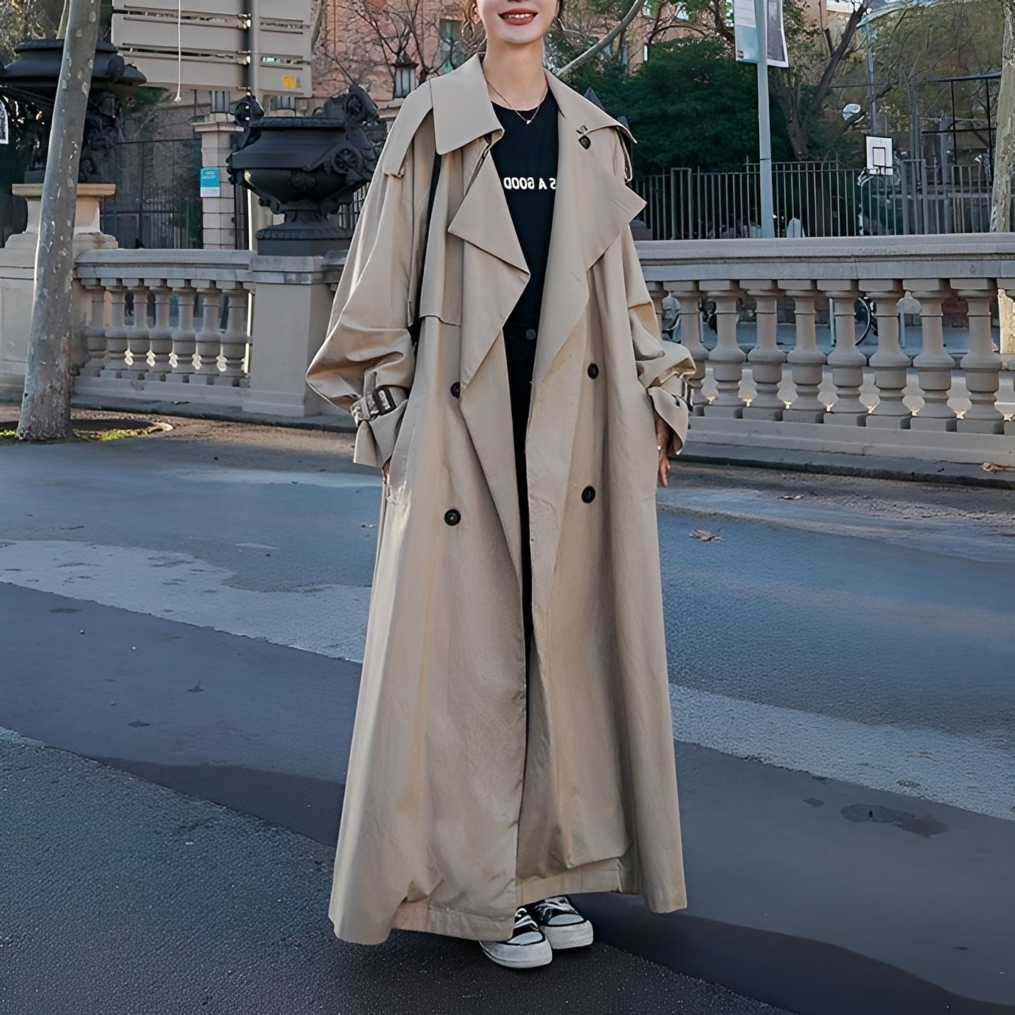 Dorothy - Schicker weiter Damen-Trenchcoat