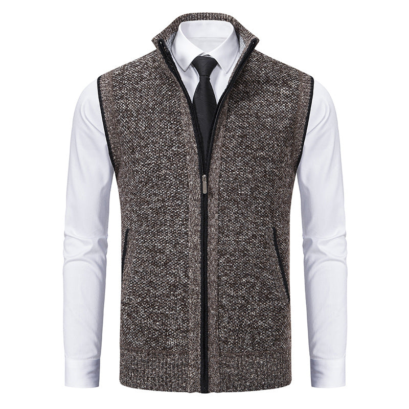 Samuel - Elegante Herrenweste mit Reißverschluss