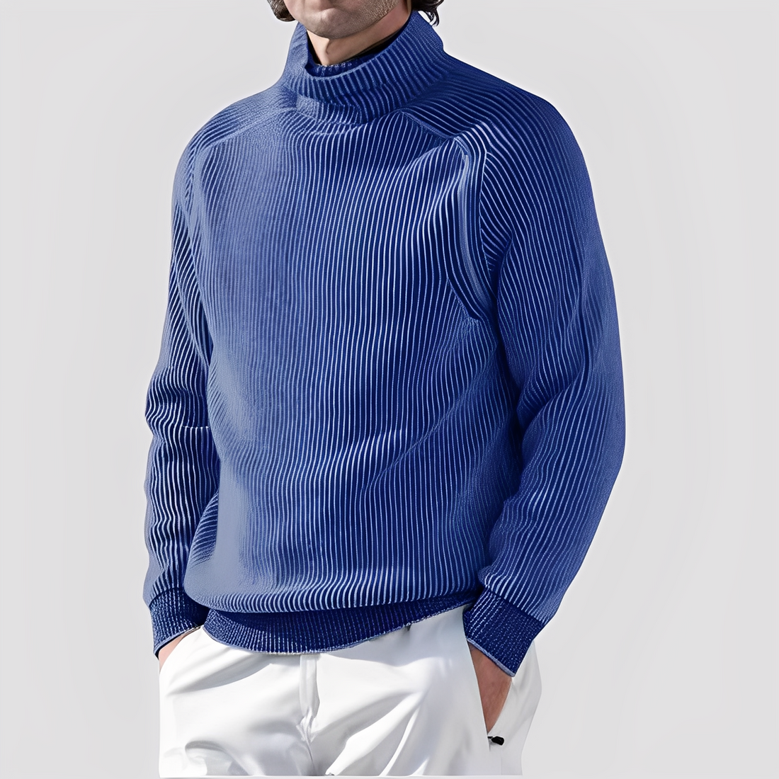 Chadwick - Eleganter, warmer Herren-Rollkragenpullover aus Wolle
