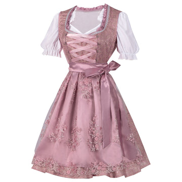 Rachael - Traditionelles Oktoberfest-Dirndlkleid mit Schleife für Frauen