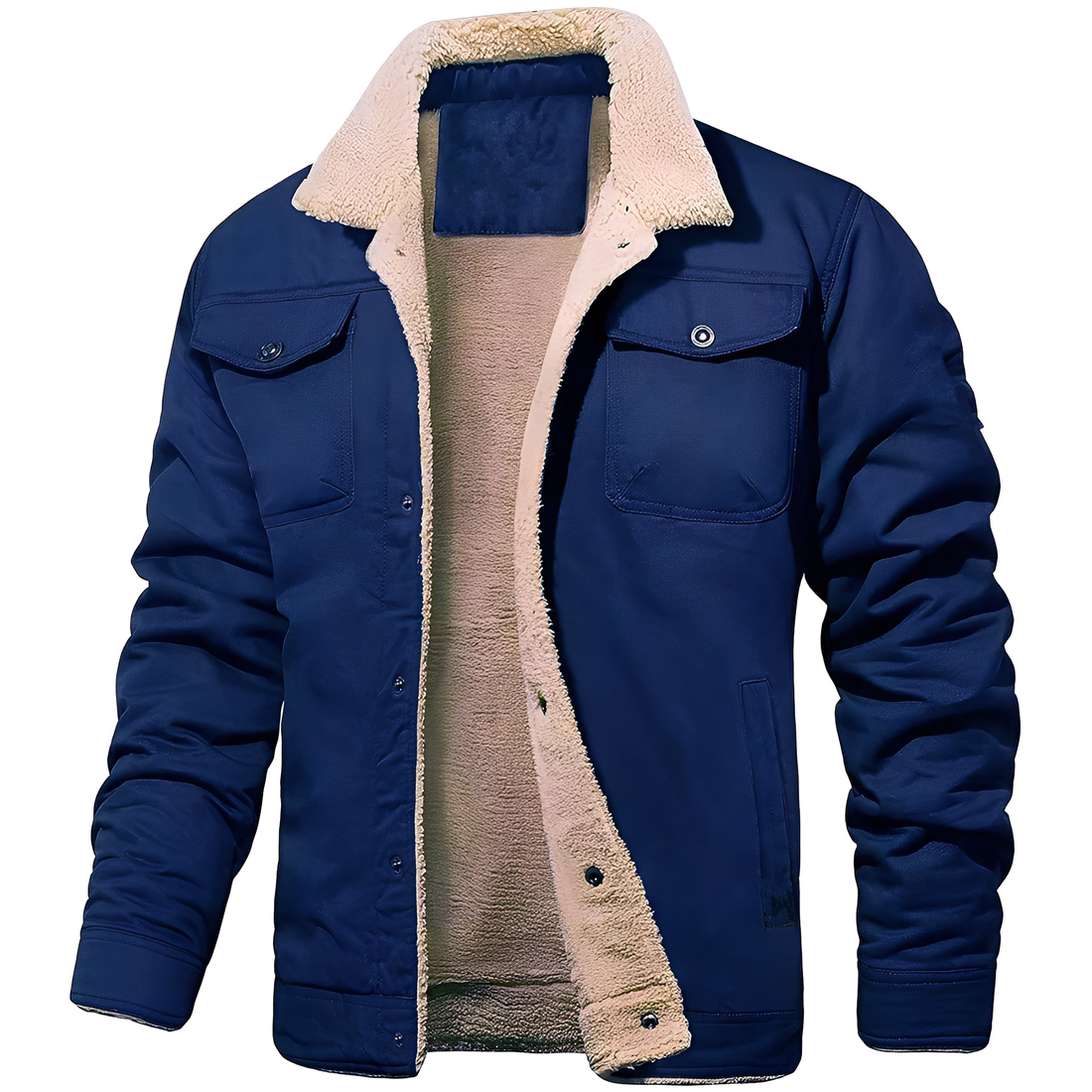 Dillon - Gemütliche Fleece-Twill-Jacke für Herren