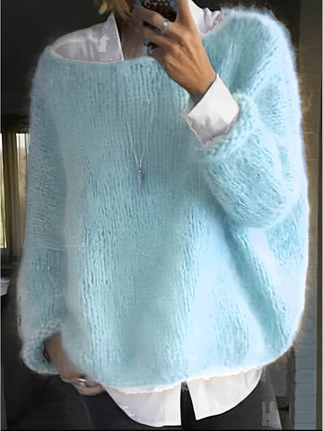 Quintella - Damen Rundhals-Strickpullover