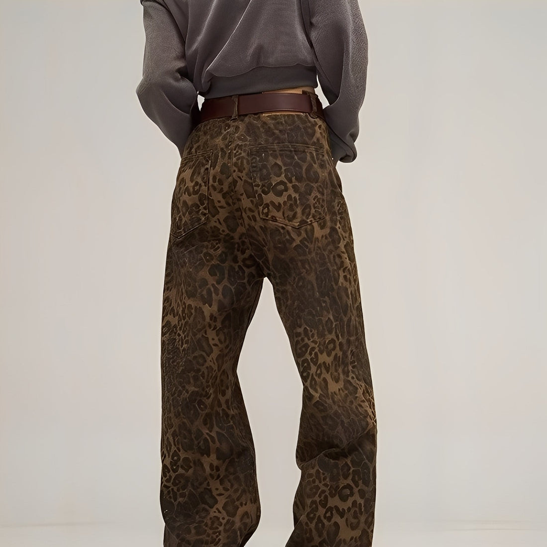 Felecia - Modische bedruckte Baggy-Jeans für Frauen