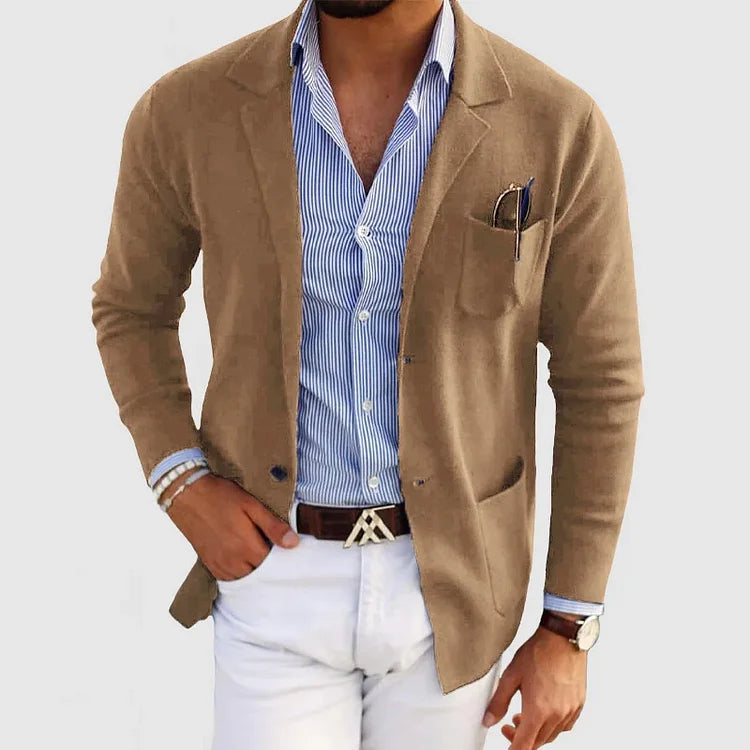 Nico – Eleganter Herrenblazer mit Revers und Knöpfen