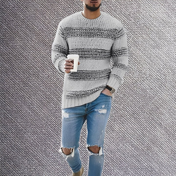 Deven - Bequemer Herrenpullover aus Strick