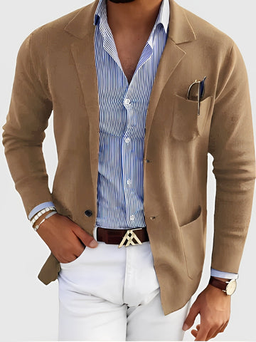 Darrin - Bequeme Herren-Strickjacke mit Taschen