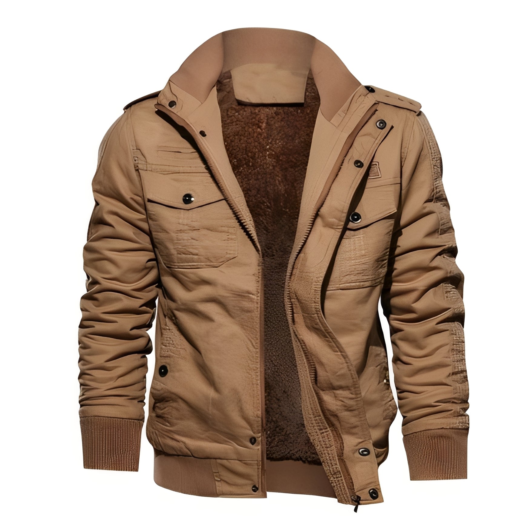 Gary - Modische Fleecejacke mit Taschen für Herren