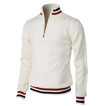 Derick - Moderner Herrenpullover mit Reißverschluss