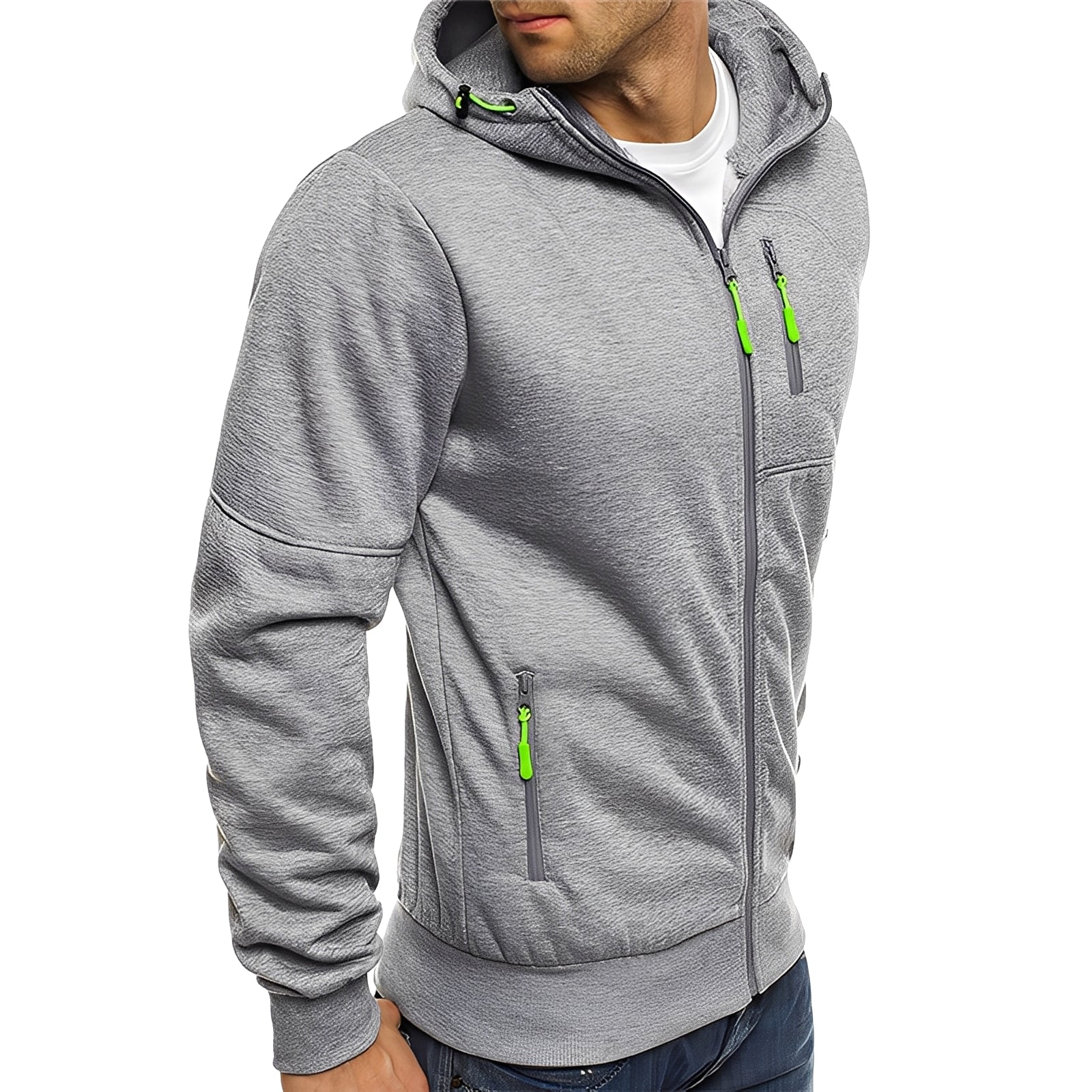 Allen - Moderne Fleecejacke mit Kapuze für Herren