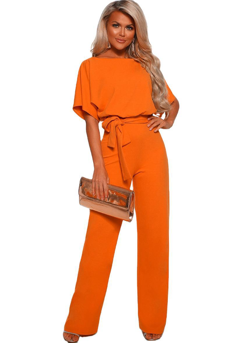 Arline - Schicker Jumpsuit mit Gürtel für Damen
