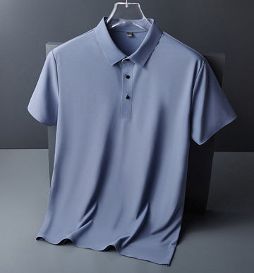 Malcom - Entspanntes, luftdurchlässiges Poloshirt für Männer