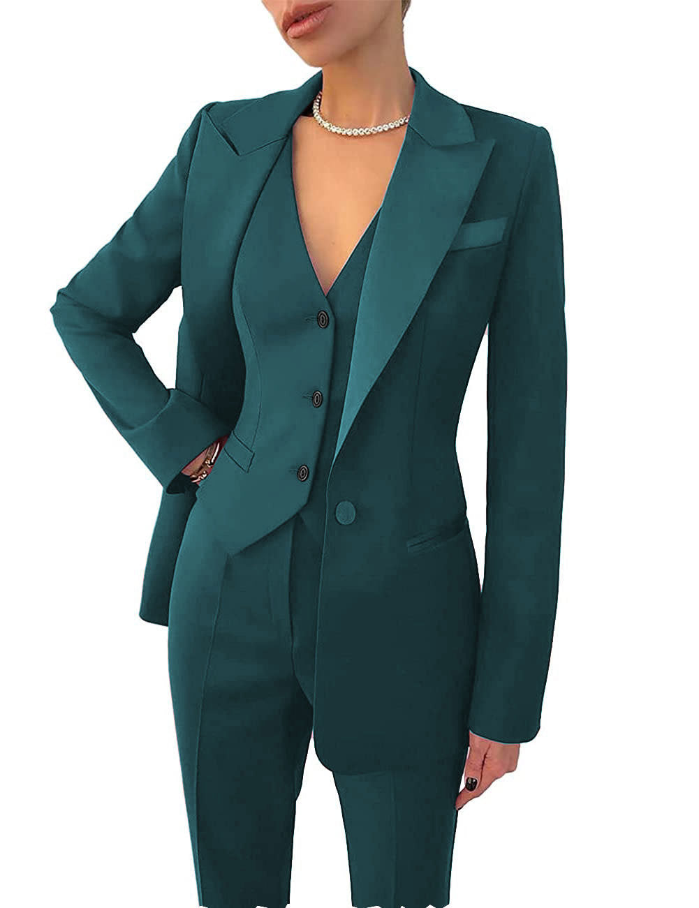 Keanna - Formelles dreiteiliges Business-Outfit für Damen