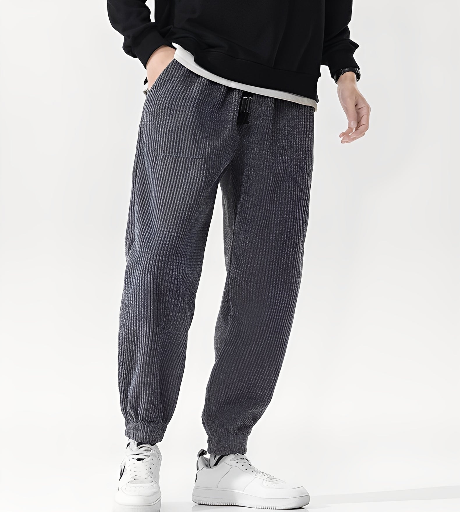 Nicholas - Trendige Herren-Cord-Jogginghose