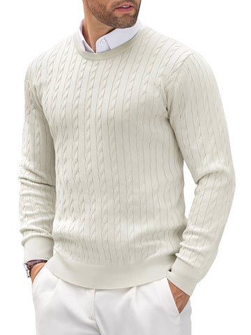 Romilly - Bequemer, eng geschnittener Herrenstrickpullover