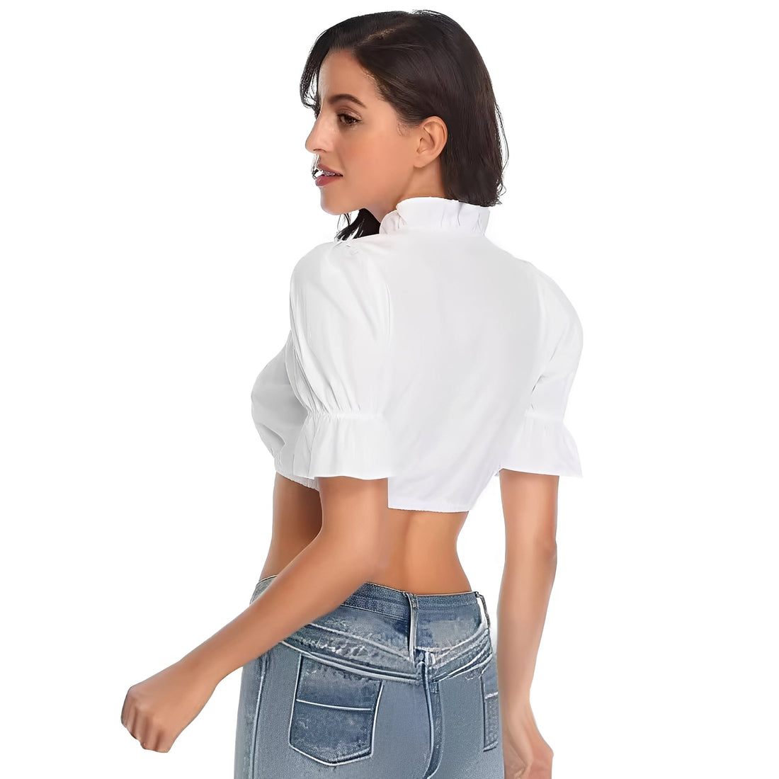 Zenia - Elegante traditionelle Oktoberfestbluse für Damen