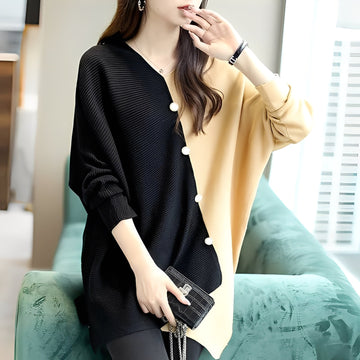 Madilynn - Bequemer Pullover mit Patchwork-Design für Frauen