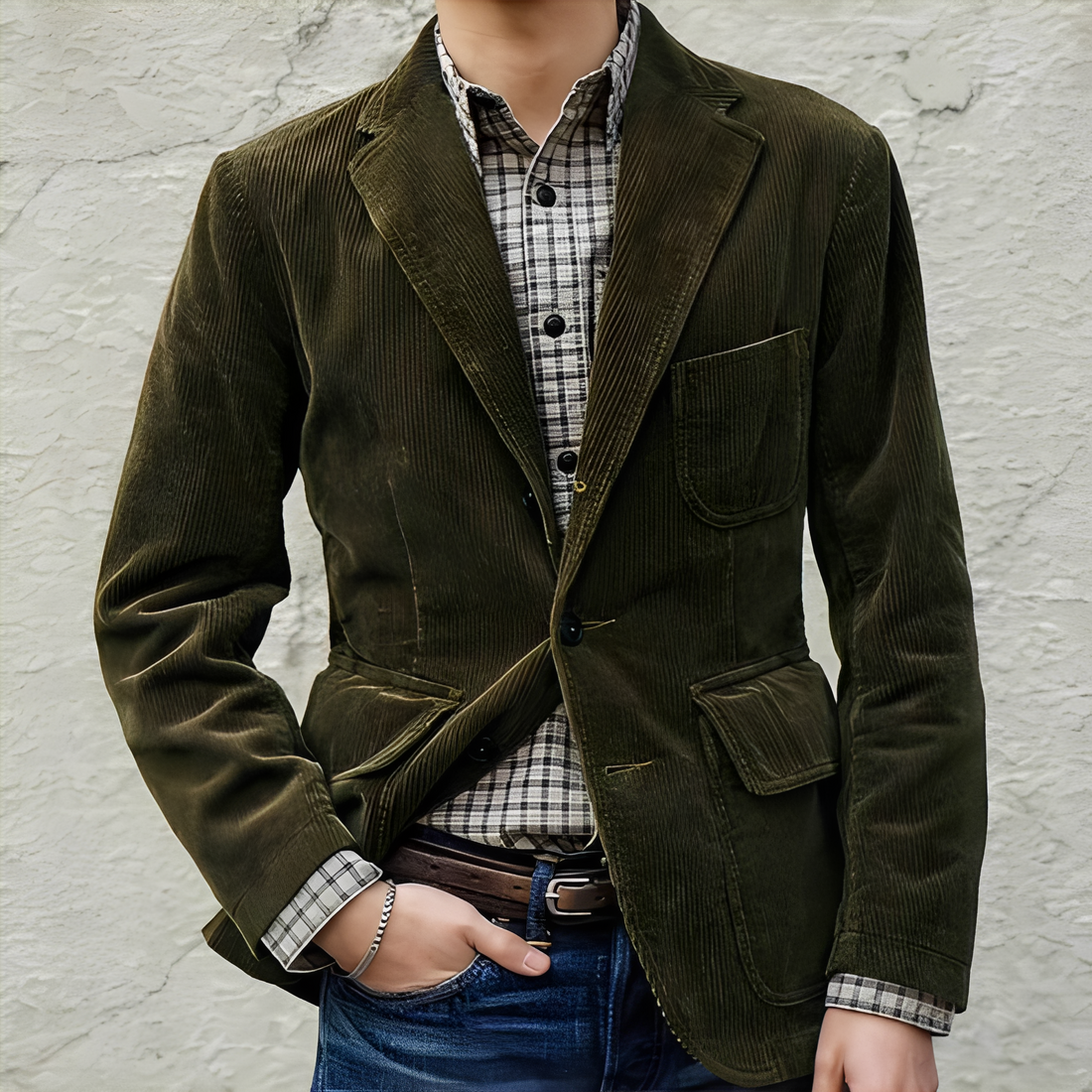 Dalton - Gemütliche Wolljacke mit Taschen für Herren