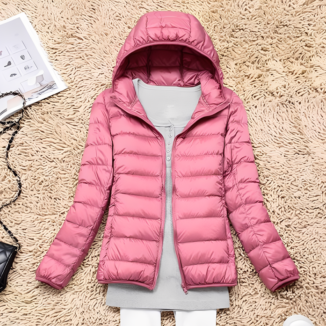 Lyndsay - Bequeme, schmale Daunenjacke für Damen