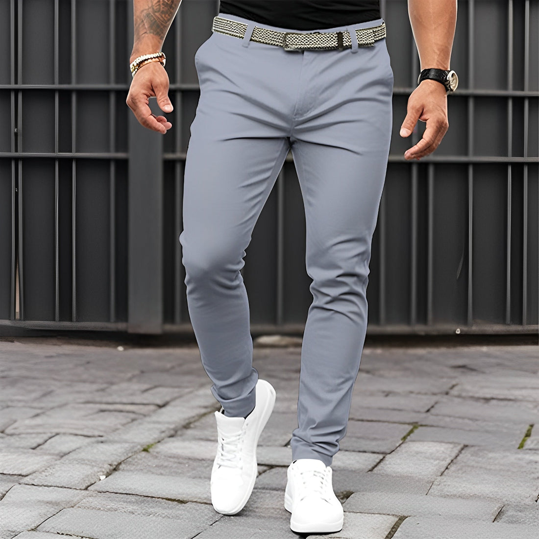 Jaron - Stylische, legere Slim-Fit-Hose für Männer