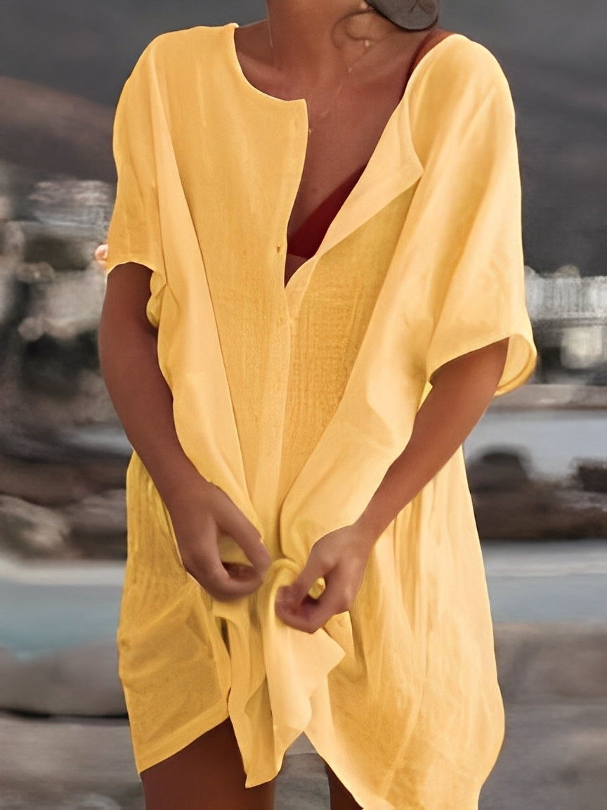 Susanna - Lässiges Damen-Leinenkleid
