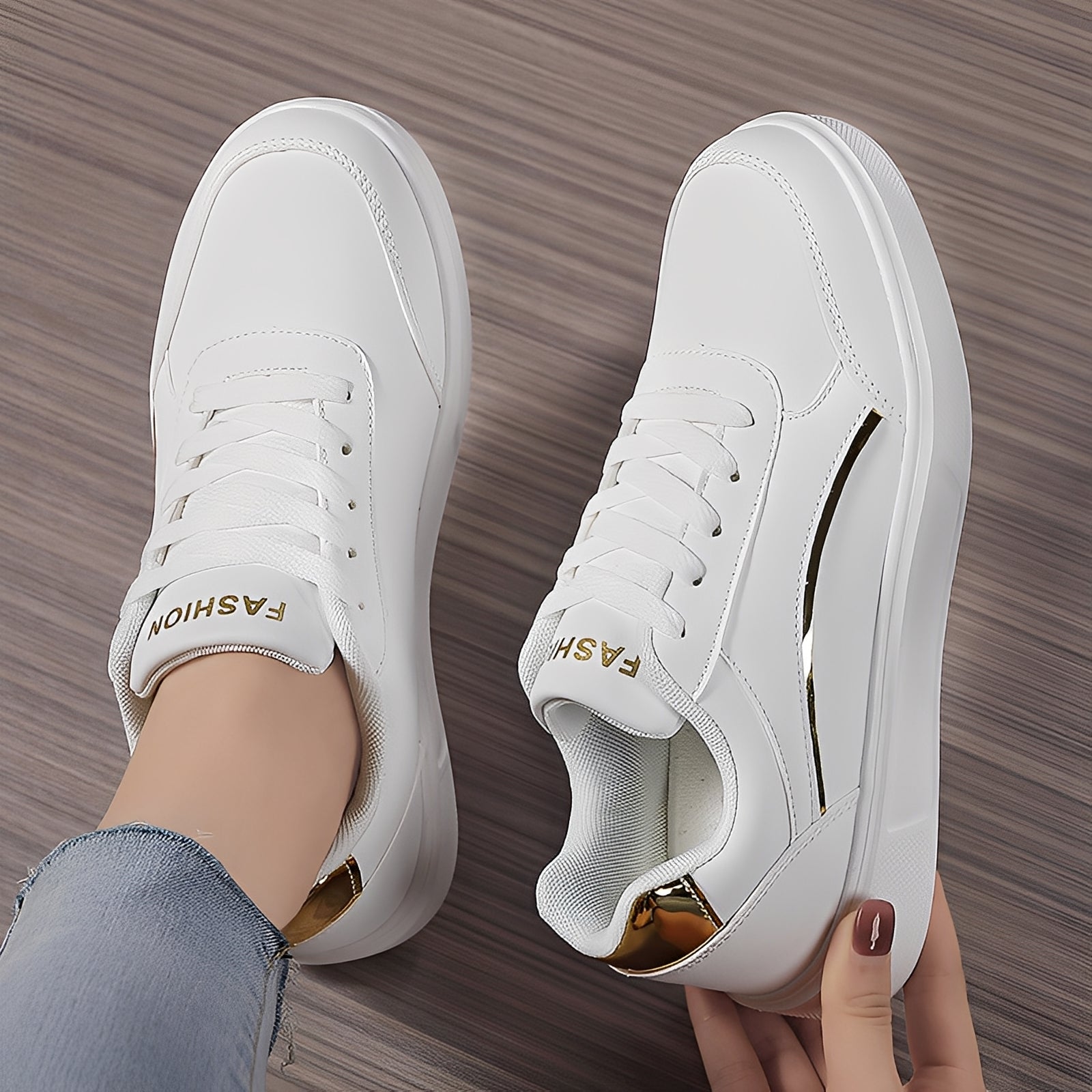 Rexanne - Schicke Damen-Sneaker aus PU-Leder