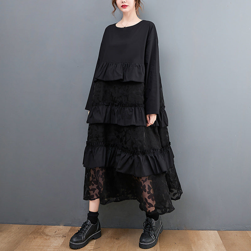 Lauryn - Lockeres Boho-Kleid mit Rüschen für Damen