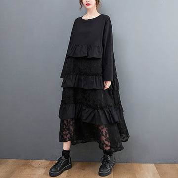 Lauryn - Lockeres Boho-Kleid mit Rüschen für Damen