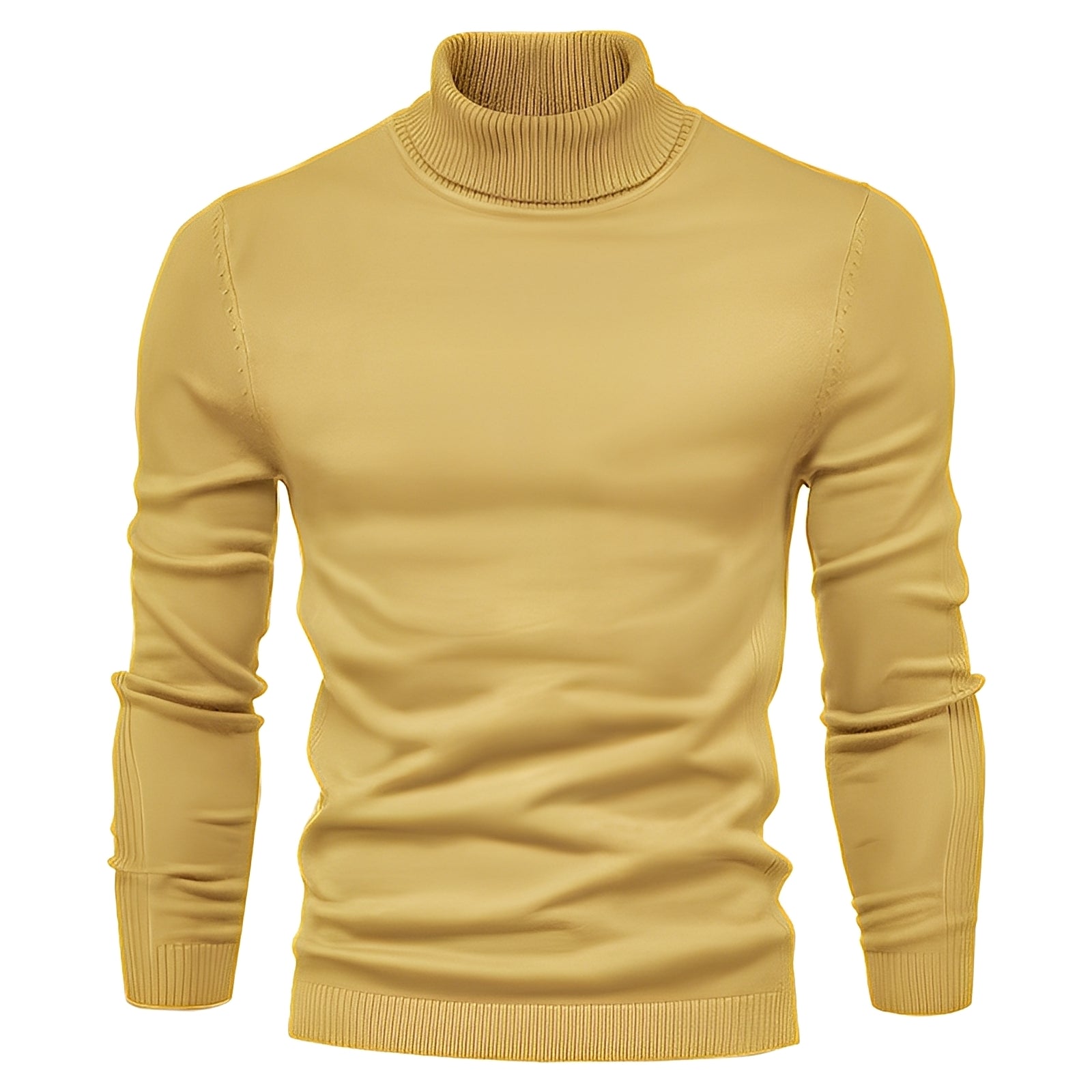 Evans - Dünner, eng geschnittener Herren-Rollkragenpullover