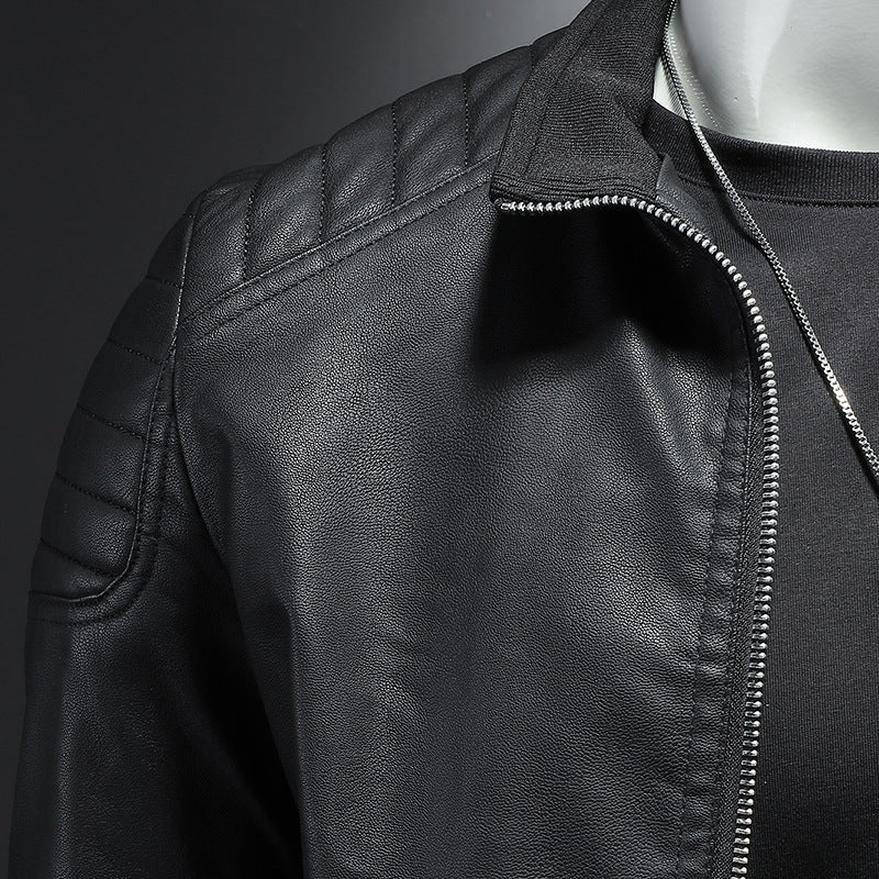 Wendell - Edle, schmal geschnittene Herren-Lederjacke