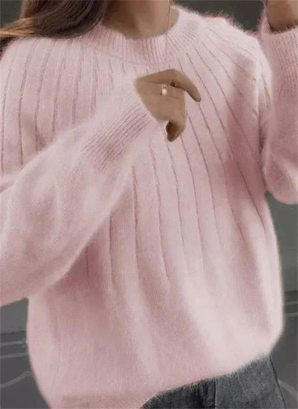 Harper - Weicher Kaschmir Strickpullover Damen