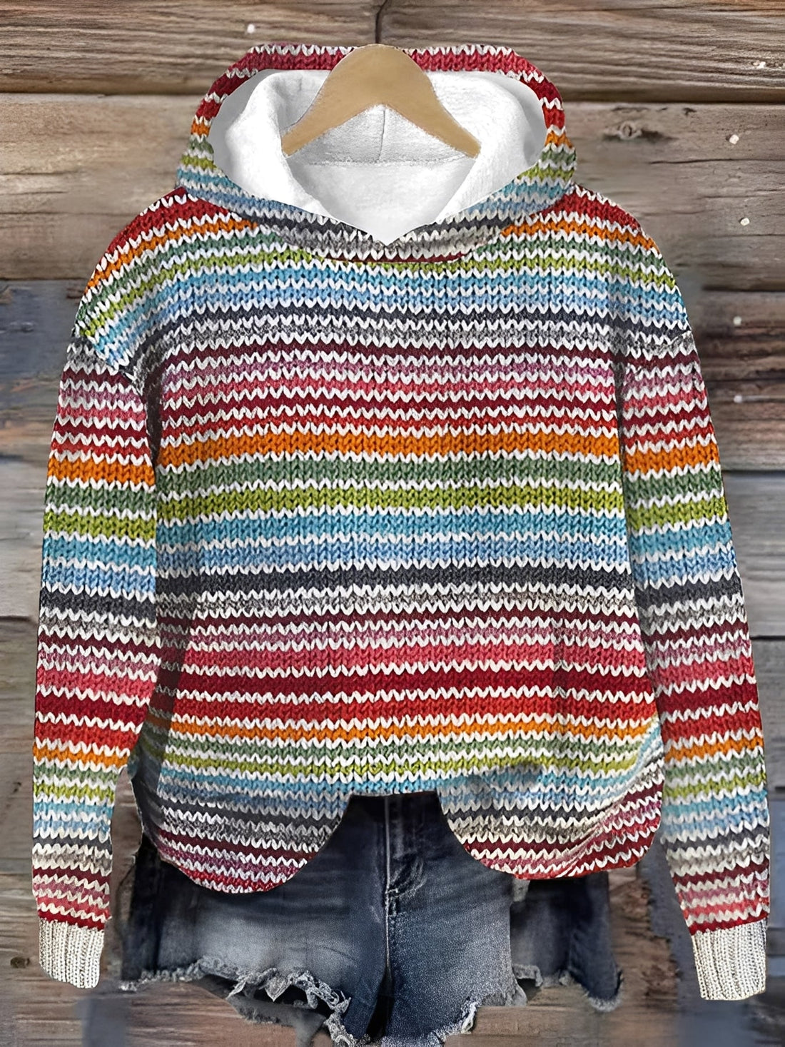 Jacalyn - Bequemer, bunter Damen-Hoodie