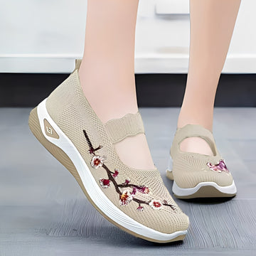 Jazmin - Bequeme und luftdurchlässige Schuhe mit Stickerei für Frauen