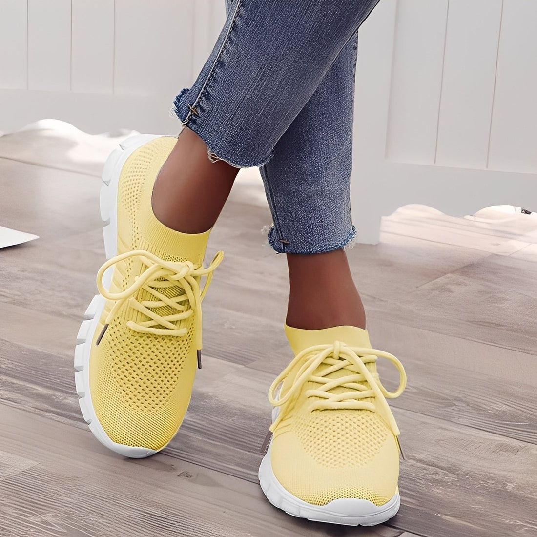 Caroline - Bequeme Damen-Schuhe aus geflochtenem Mesh