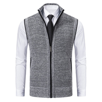 Samuel - Elegante Herrenweste mit Reißverschluss