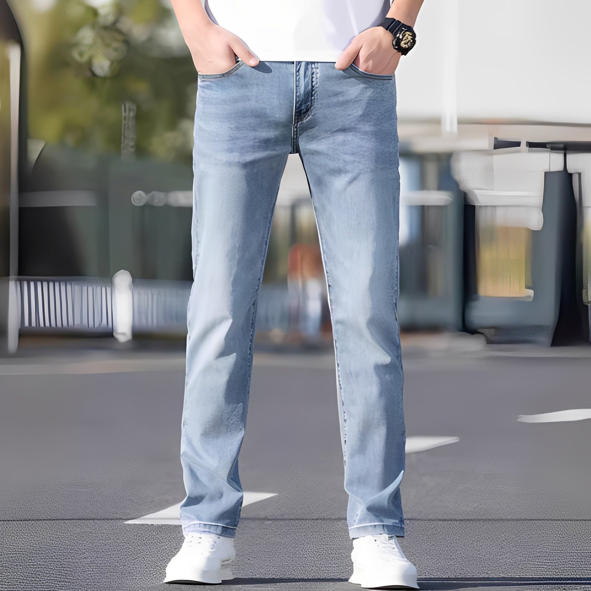Winfred - Schicke Stretch-Skinny-Jeans für Herren