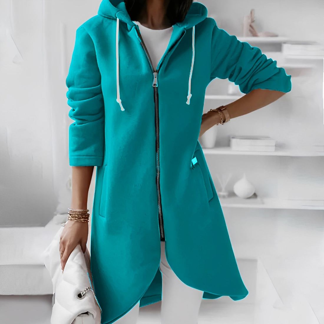 Myranda - Schicke Jacke mit Kapuze für Damen