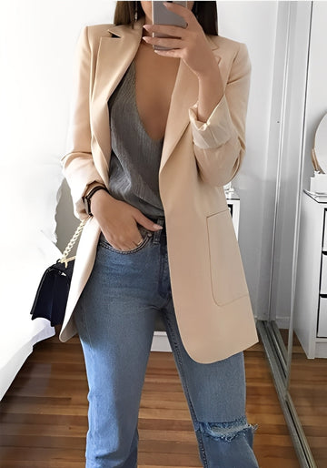 Stephanie - Eleganter, schmal geschnittener Damenblazer