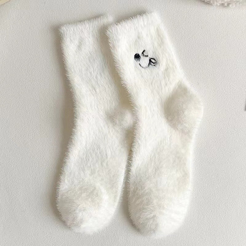 Catherina - Hübsche, mittellange Kuschelsocken für Damen