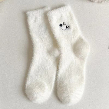 Catherina - Hübsche, mittellange Kuschelsocken für Damen