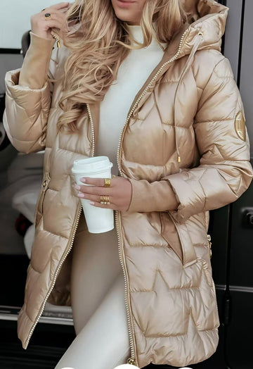 Georgetta - Modische Damen-Daunenjacke mit Kapuze