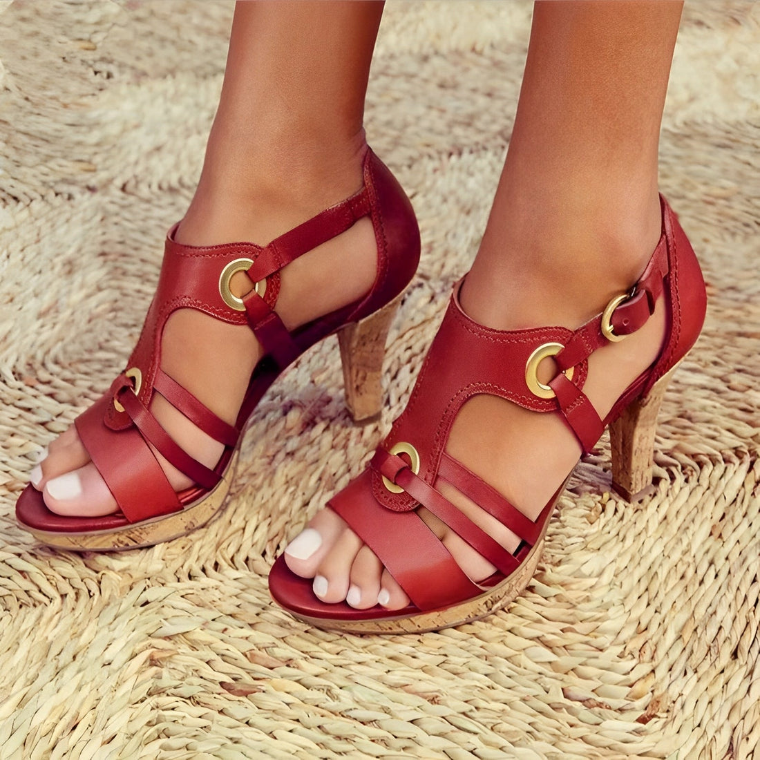 Laurelle - Schicke Damensandalen mit hohen Absätzen