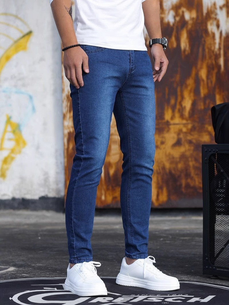 Linford - Klassische Männer Stretch-Skinny-Jeans