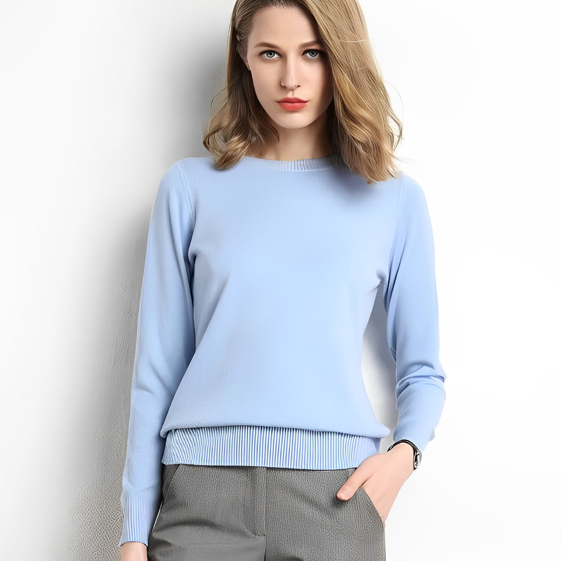 Carmella - Bequemer, weicher Strickpullover für Frauen
