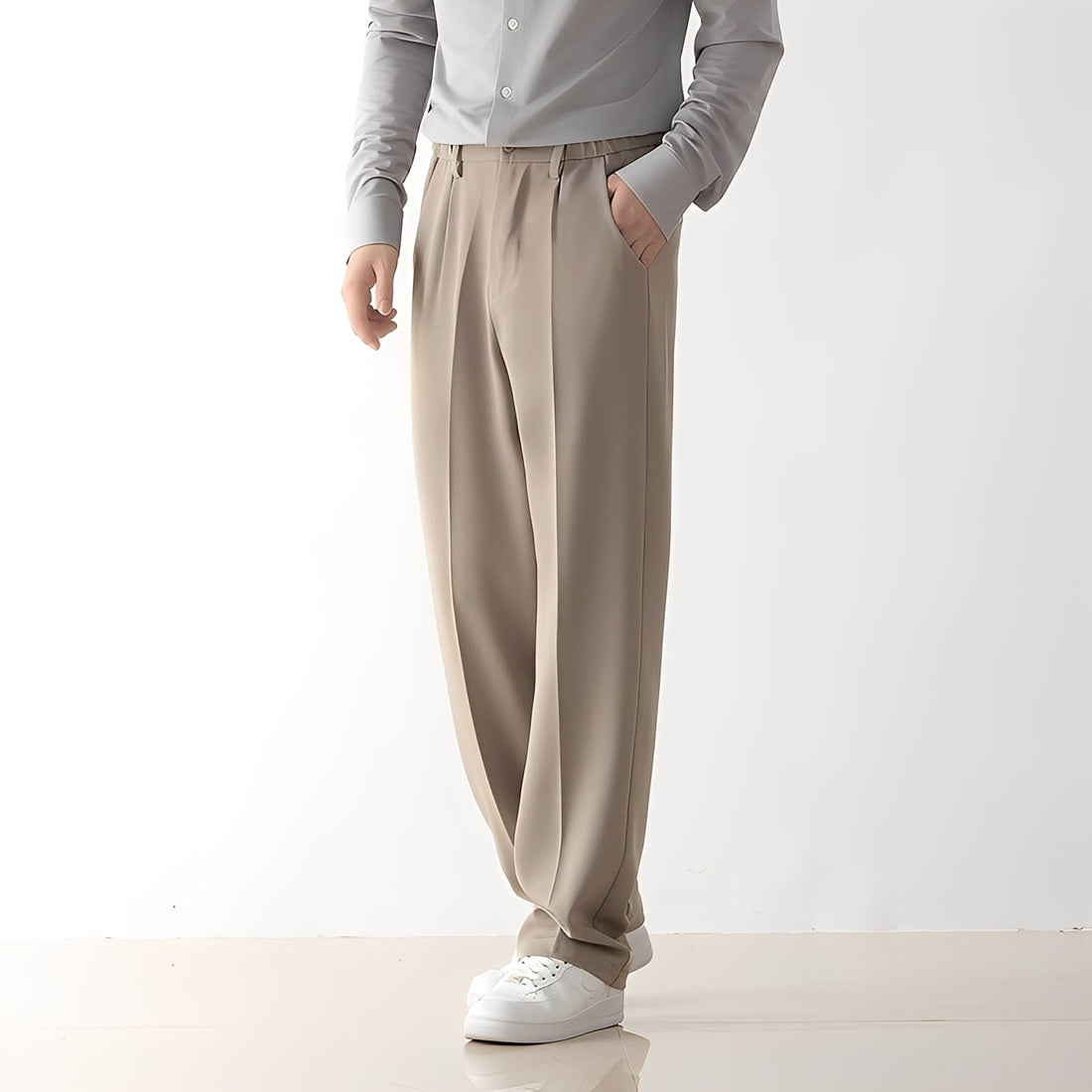 Dewey - Locker geschnittene Drapierhose für Herren