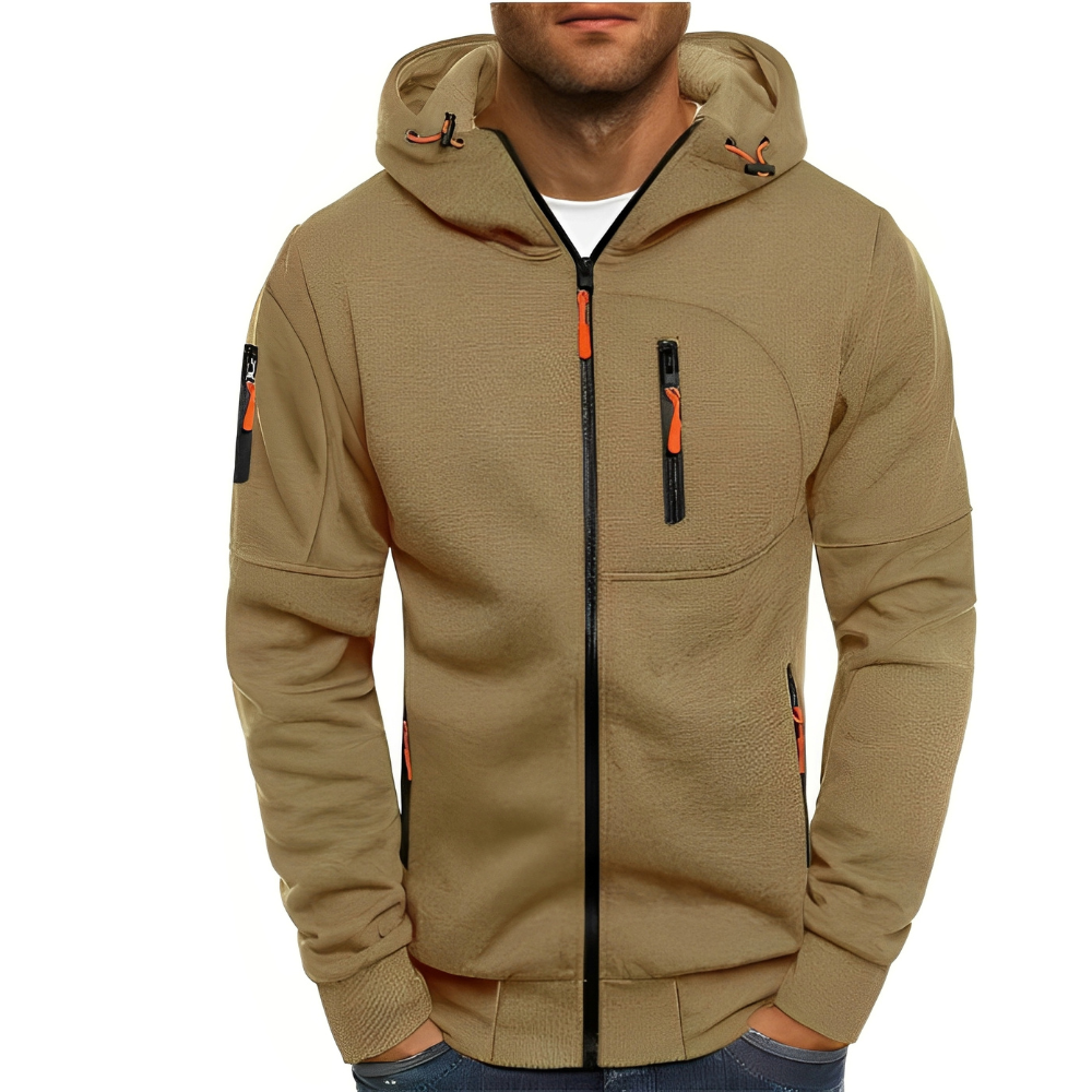 Miller - Bequeme Zip-Jacke mit Kapuze für Herren