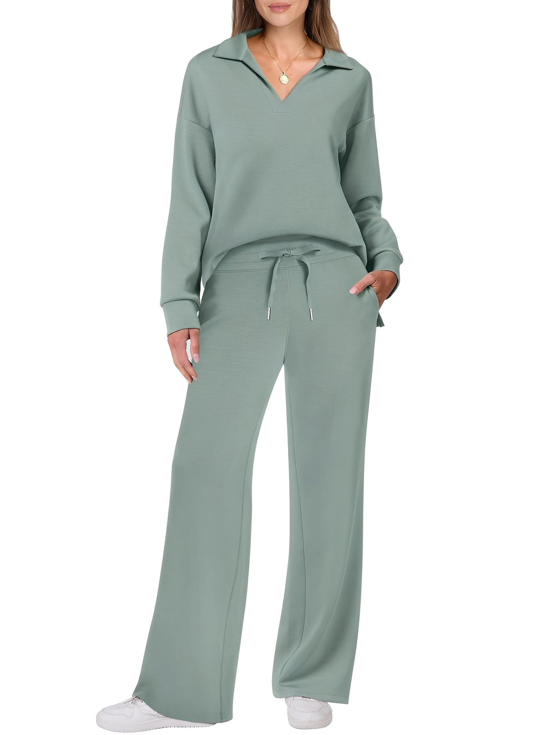 Justina - Komfortables Damen-Set mit Pullover und Hose