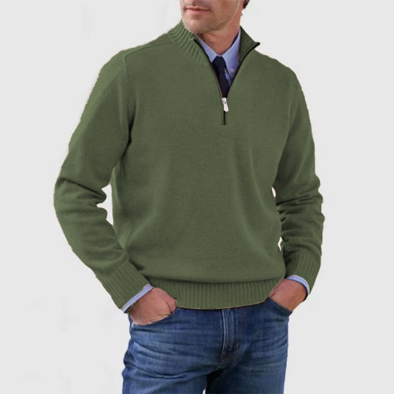 Ned - Herren-Pullover mit Reißverschluss