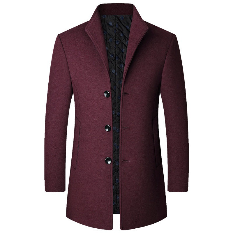 Colson - Eleganter langer Herren-Wollmantel