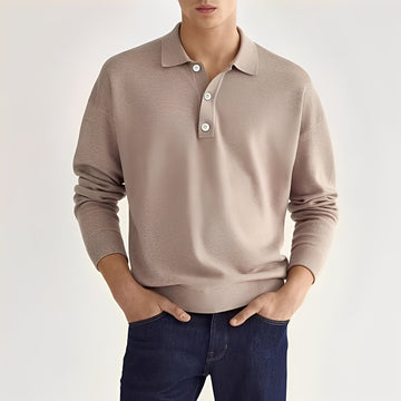 Zavier - Lockeres langes Poloshirt für Männer